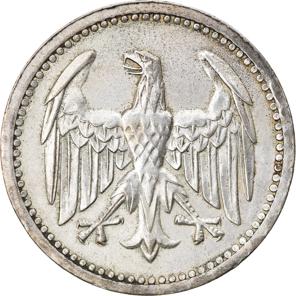Moneta, GERMANIA, REPUBBLICA DI WEIMAR, 3 Mark, 1924, Berlin, BB, Argento, KM:43