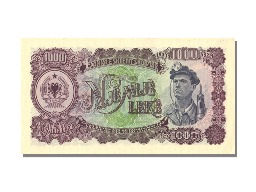 Billete, 1000 Lekë, 1957, Albania, UNC