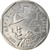 Munten, Frankrijk, Jean Moulin, 2 Francs, 1993, ZF+, Nickel, KM:1062