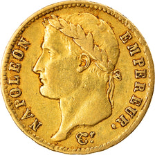 Moneda, Francia, Napoléon I, 20 Francs, 1810, Paris, BC+, Oro, KM:695.1