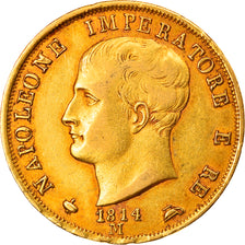 Coin, ITALIAN STATES, KINGDOM OF NAPOLEON, Napoleon I, 40 Lire, 1814, Milan