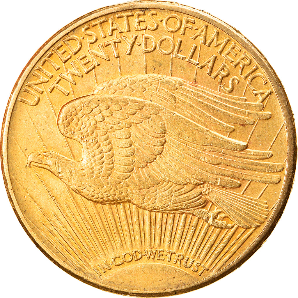 Moneta, USA, Saint-Gaudens, $20, Double Eagle, 1920, Philadelphia, AU(55-58)