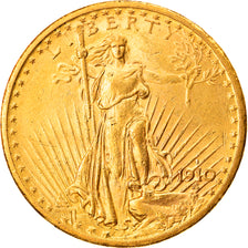 Monnaie, États-Unis, Saint-Gaudens, $20, Double Eagle, 1910, U.S. Mint, San