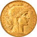Moeda, França, Marianne, 20 Francs, 1901, Paris, AU(50-53), Dourado, KM:847