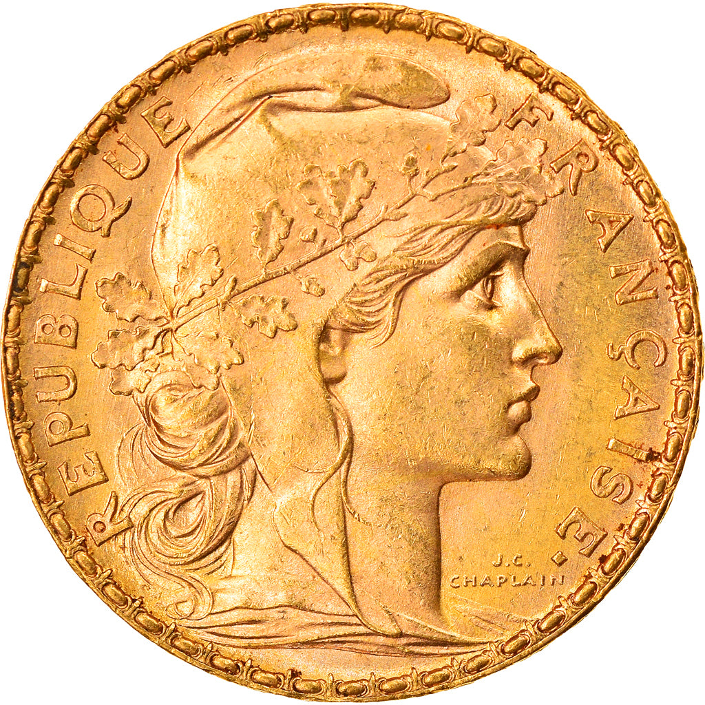 Munten, Frankrijk, Marianne, 20 Francs, 1905, Paris, PR, Goud, KM:847