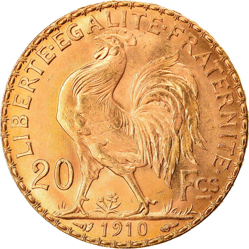 Monnaie, France, Marianne, 20 Francs, 1910, Paris, SPL, Or, Gadoury:1064a