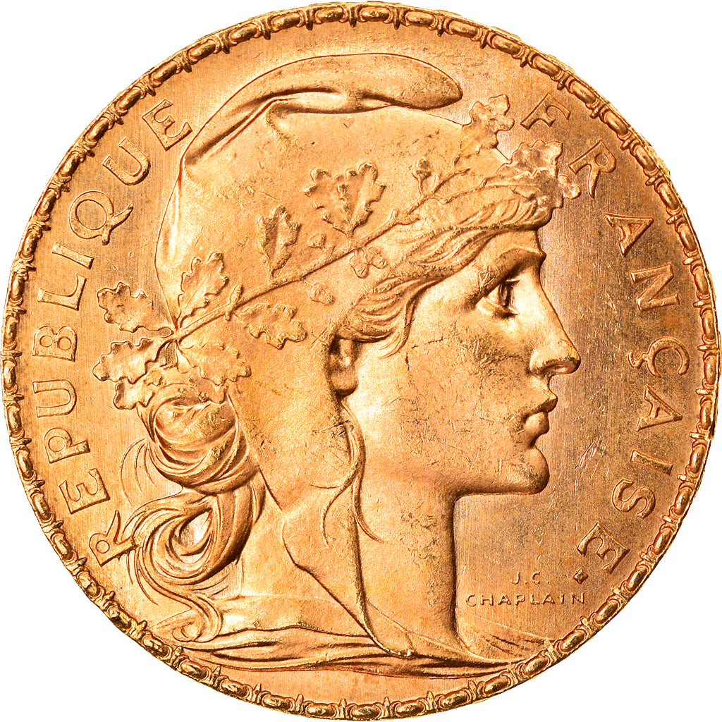 Coin, France, Marianne, 20 Francs, 1912, Paris, MS(63), Gold, KM:857
