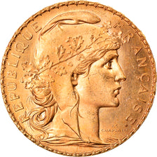 Coin, France, Marianne, 20 Francs, 1912, Paris, MS(63), Gold, KM:857