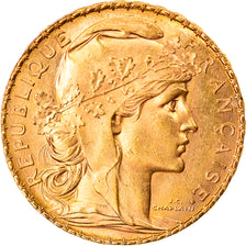 Coin, France, Marianne, 20 Francs, 1913, Paris, MS(63), Gold, KM:857