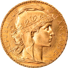 Coin, France, Marianne, 20 Francs, 1914, Paris, MS(63), Gold, KM:857