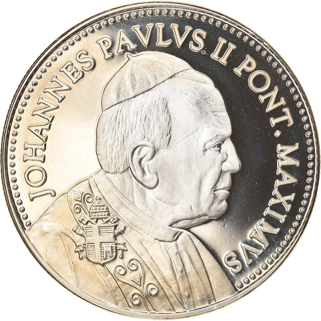 Vaticano, medaglia, Jean-Paul II, FDC, Rame-nichel