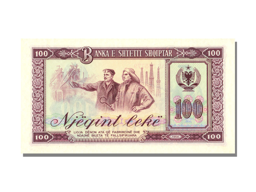100 Lekë Type 1964