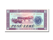 Albania, 5 Lekë, 1976, KM #42a, UNC(65-70), QT 998843