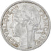 Münze, Frankreich, Morlon, 2 Francs, 1947, S+, Aluminium, KM:886a.1