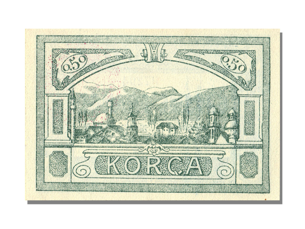 Albania, 0.50 Franc, 1918, KM #S147a, 1918-11-01, UNC(65-70), 07204