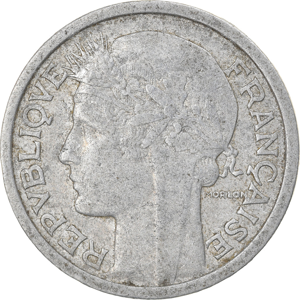 Coin, France, Morlon, Franc, 1950, VF(30-35), Aluminum, KM:885a.1, Gadoury:473b