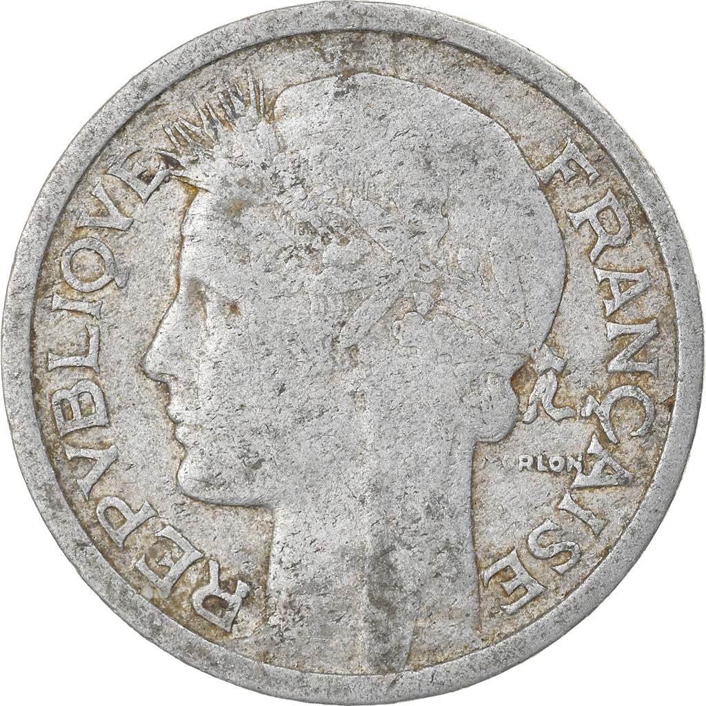 Coin, France, Morlon, Franc, 1950, Beaumont - Le Roger, VF(30-35), Aluminum