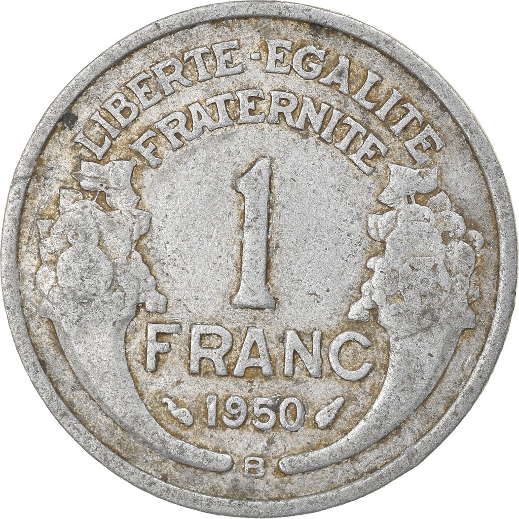 Coin, France, Morlon, Franc, 1950, Beaumont - Le Roger, VF(30-35), Aluminum