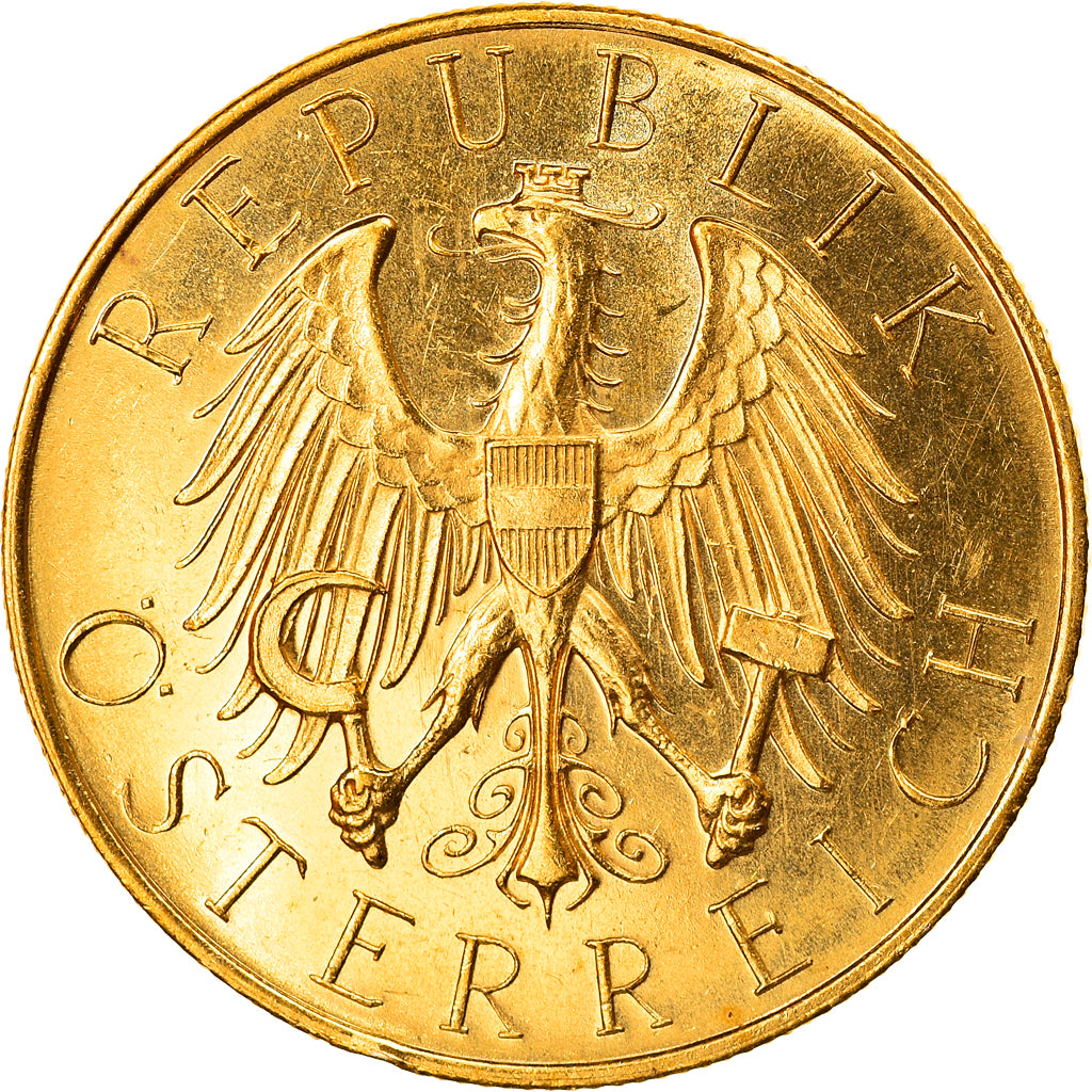 Coin, Austria, 25 Schilling, 1928, MS(63), Gold, KM:2841