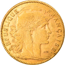 Coin, France, Marianne, 10 Francs, 1911, Paris, AU(50-53), Gold, KM:846
