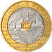 Coin, France, Mont Saint Michel, 20 Francs, 1992, AU(55-58), Tri-Metallic