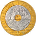 Coin, France, Mont Saint Michel, 20 Francs, 1992, AU(55-58), Tri-Metallic