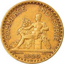 Coin, France, Chambre de commerce, Franc, 1920, Paris, AU(50-53)