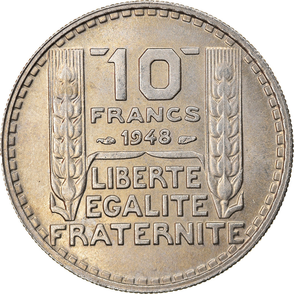 Moneta, Francia, Turin, 10 Francs, 1948, SPL-, Rame-nichel, KM:909.1