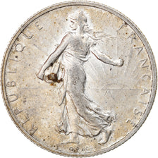 France, Semeuse, 2 Francs, 1914, Paris, EF(40-45), Silver, KM:845.1, Gadoury:532