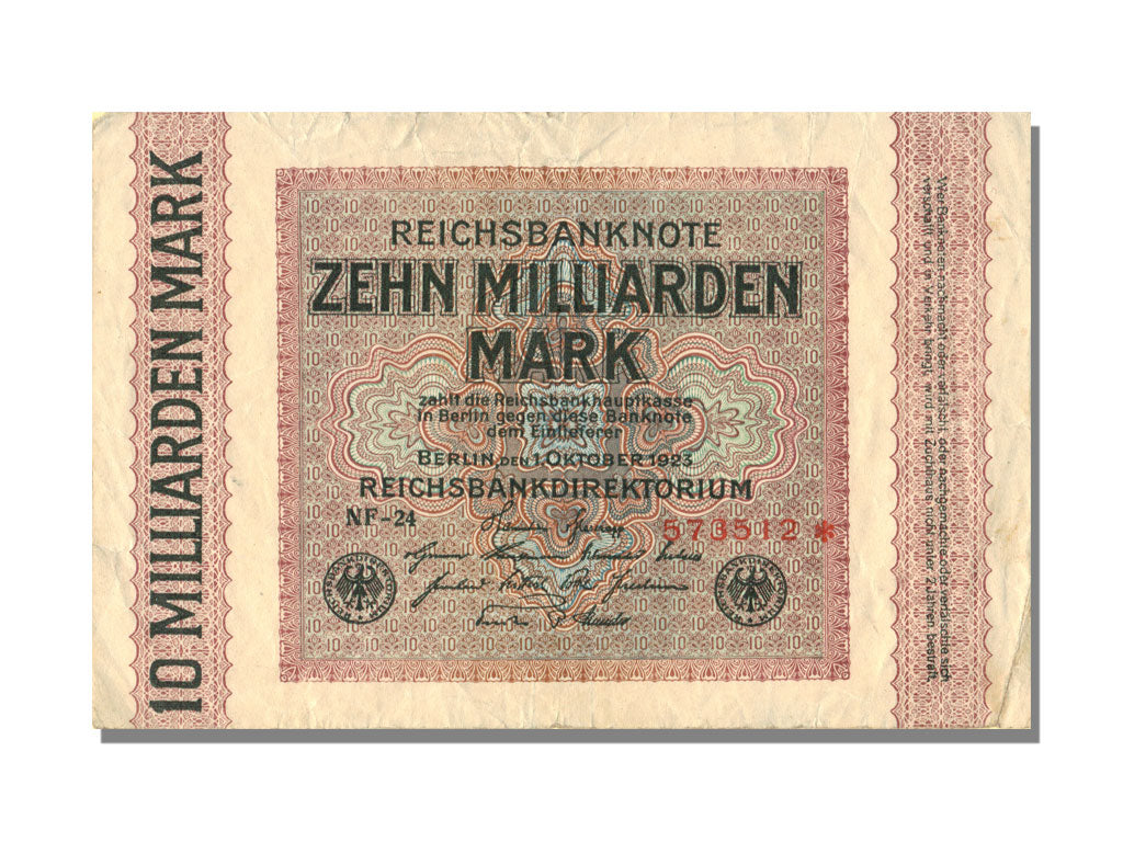 German States, 1 Milliarde Mark, 1923, KM #S936, 1923-10-01, VF(20-25), 573512