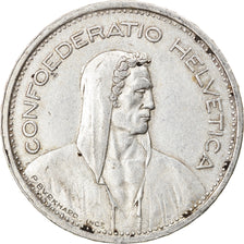 Coin, Switzerland, 5 Francs, 1953, Bern, EF(40-45), Silver, KM:40