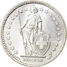 Münze, Schweiz, 2 Francs, 1961, Bern, UNZ, Silber, KM:21