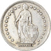 Moneta, Svizzera, Franc, 1943, Bern, BB, Argento, KM:24