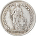 Coin, Switzerland, Franc, 1943, Bern, EF(40-45), Silver, KM:24
