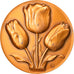 France, Medal, Flora, Tulipes, AU(55-58), Bronze
