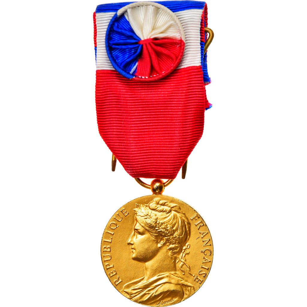 France, Médaille d'honneur du travail, Medal, 1978, Excellent Quality
