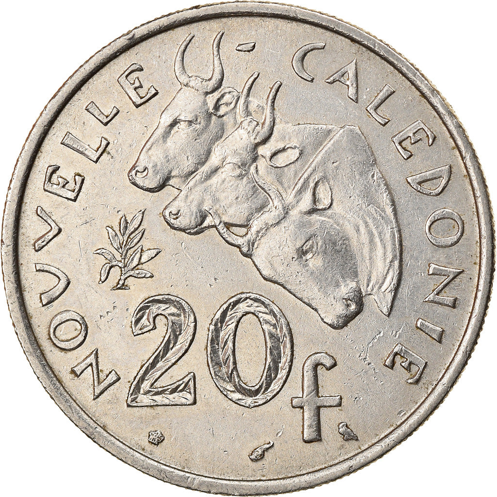 Monnaie, Nouvelle-Calédonie, 20 Francs, 1967, Paris, TTB+, Nickel, KM:6
