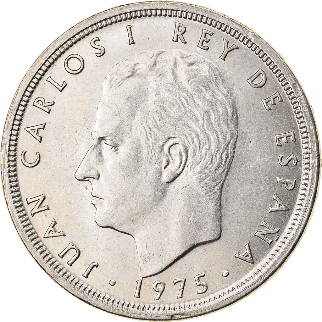 Münze, Spanien, Juan Carlos I, 50 Pesetas, 1975, Madrid, UNZ, Copper-nickel