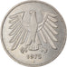 Coin, GERMANY - FEDERAL REPUBLIC, 5 Mark, 1975, Hambourg, AU(55-58)