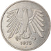Coin, GERMANY - FEDERAL REPUBLIC, 5 Mark, 1975, Hambourg, AU(55-58)