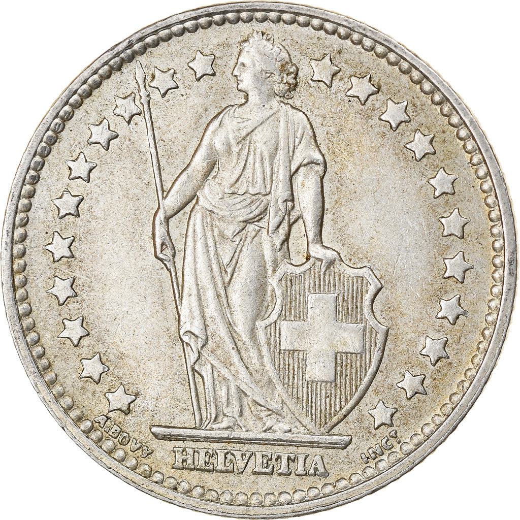 Moneta, Svizzera, Franc, 1958, Bern, BB, Argento, KM:24