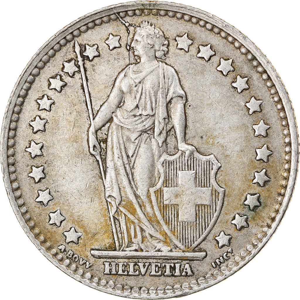 Münze, Schweiz, Franc, 1946, SS, Silber, KM:24