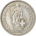 Moneta, Svizzera, Franc, 1957, BB, Argento, KM:24