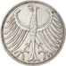 Monnaie, République fédérale allemande, 5 Mark, 1951, Stuttgart, SUP, Argent