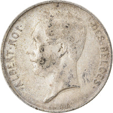 Moneta, Belgio, Franc, 1913, BB, Argento, KM:72
