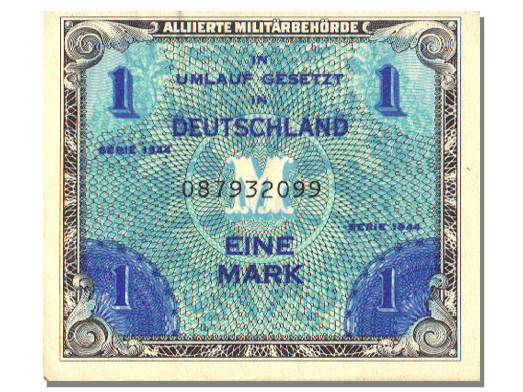 Banknote, Germany, 1 Mark, 1944, UNC(63)