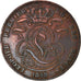 BELGIUM, 5 Centimes, 1859, KM #5.1, VF(30-35), Copper, 28.3, 9.84