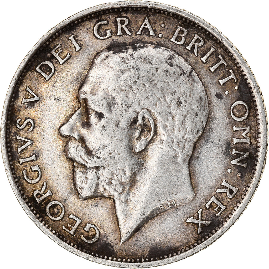 Coin, Great Britain, George V, Shilling, 1914, VF(30-35), Silver, KM:816