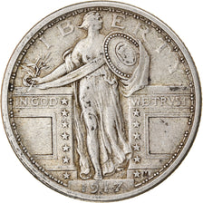 Moneda, Estados Unidos, Standing Liberty Quarter, Quarter, 1917, U.S. Mint
