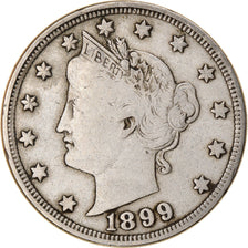Münze, Vereinigte Staaten, Liberty Nickel, 5 Cents, 1899, U.S. Mint